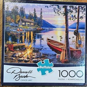 Buffalo Games - Darrell Bush - Canoe Lake - 1000 Piece Jigsaw Puzzle
